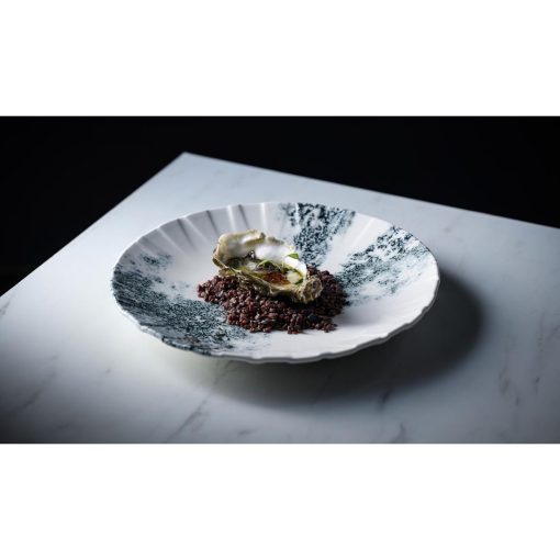 Churchill Smoke Black Coupe Plates 237mm Pack of 6 (HY926)