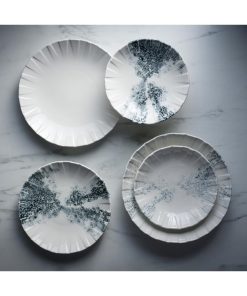 Churchill Smoke Black Coupe Plates 237mm Pack of 6 (HY926)