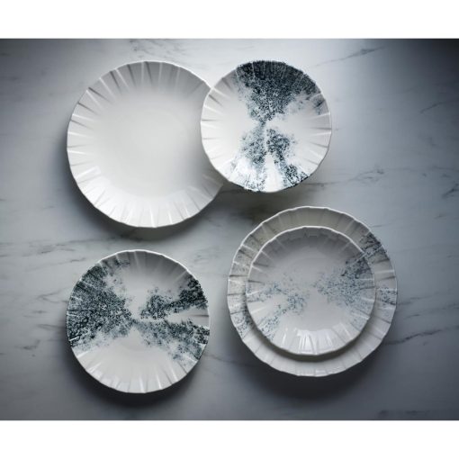 Churchill Smoke Black Coupe Plates 237mm Pack of 6 (HY926)