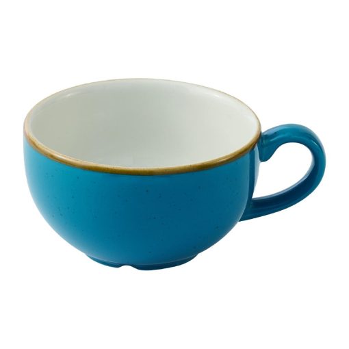 Churchill Stonecast Java Blue Cafe Cappuccino Cups 236ml Pack of 12 (HY934)