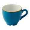 Churchill Stonecast Java Blue Cafe Espresso Cups 103ml Pack of 12 (HY935)