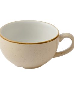 Churchill Stonecast Nutmeg Cream Cafe Cappuccino Cups 236ml Pack of 12 (HY944)