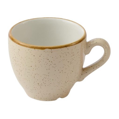 Churchill Stonecast Nutmeg Cream Cafe Espresso Cups 103ml 12 Pack (HY945)