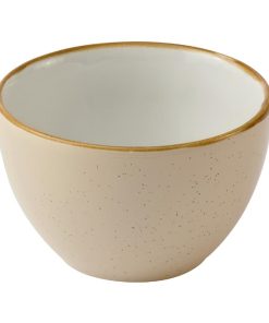 Churchill Stonecast Nutmeg Cream Profile Sugar Bowls 236ml Pack of 12 (HY952)