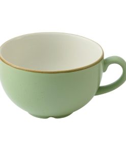 Churchill Stonecast Sage Green Cafe Cappuccino Cups 355ml 12 Pack (HY953)