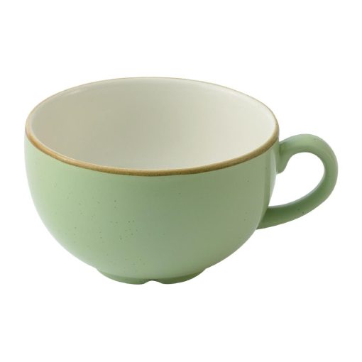Churchill Stonecast Sage Green Cafe Cappuccino Cups 355ml 12 Pack (HY953)