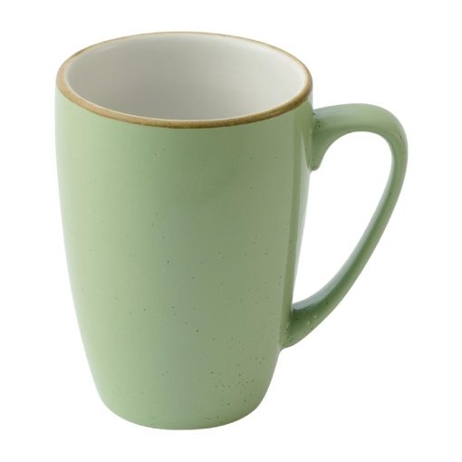 Churchill Stonecast Sage Green Profile Mugs 355ml Pack of 12 (HY961)