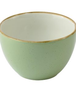 Churchill Stonecast Sage Green Profile Sugar Bowls 236ml Pack of 12 (HY962)