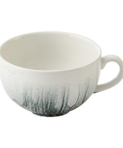 Churchill China Tide Black Cafe Cappuccino Cups 355ml 12 Pack (HY963)