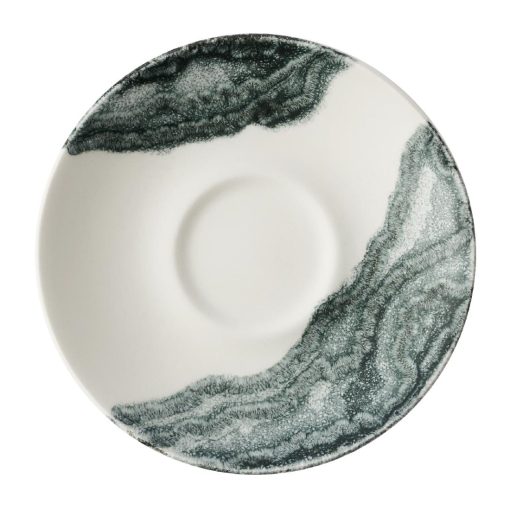 Churchill China Tide Black Espresso Saucers 115mm Pack of 12 (HY967)