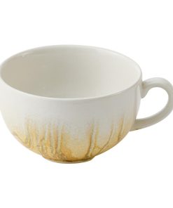 Churchill China Tide Gold Cafe Cappuccino Cups 355ml Pack of 12 (HY968)