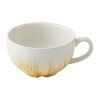 Churchill China Tide Gold Cafe Cappuccino Cups 236ml Pack of 12 (HY969)