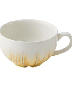 Churchill China Tide Gold Cafe Cappuccino Cups 236ml Pack of 12 (HY969)