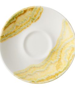 Churchill China Tide Gold Espresso Saucers 115mm Pack of 12 (HY972)