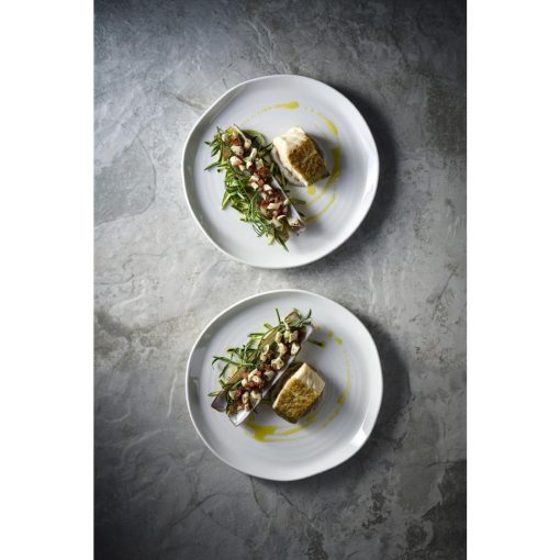 Churchill Envisage White Natural Plates 220mm 6 Pack (HY974)