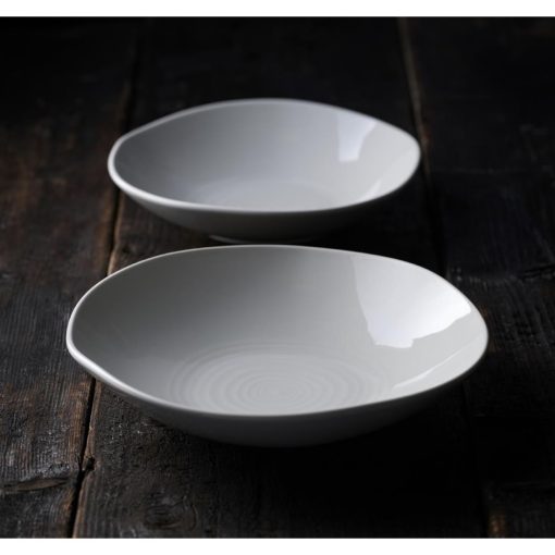 Churchill Envisage White Natural Bowls 220mm 6 Pack (HY977)