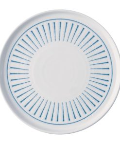 Churchill Era Blue Walled Plates 260mm 6 Pack (JA050)