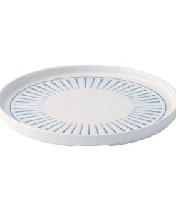Churchill Era Blue Walled Plates 260mm 6 Pack (JA050)