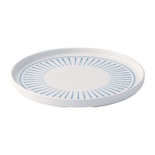 Churchill Era Blue Walled Plates 260mm 6 Pack (JA050)