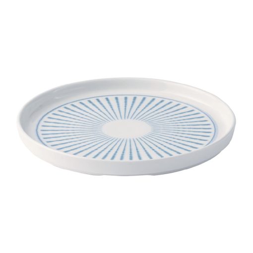 Churchill Era Blue Walled Plates 210mm 6 Pack (JA051)