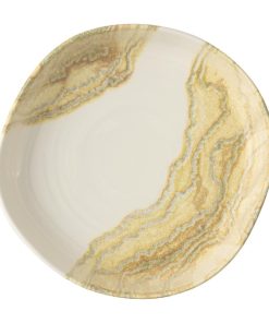 Churchill Tide Gold Organic Walled Bowls 230mm 6 Pack (JA054)
