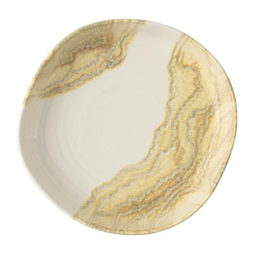 Churchill Tide Gold Organic Walled Bowls 230mm 6 Pack (JA054)