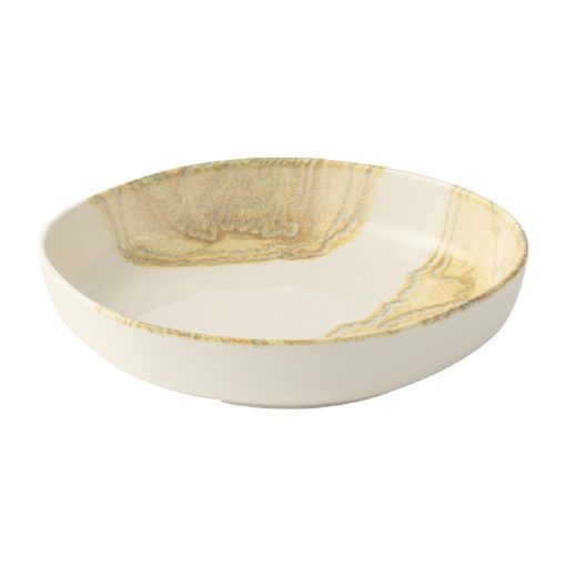 Churchill Tide Gold Organic Walled Bowls 230mm 6 Pack (JA054)