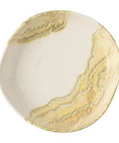 Churchill Tide Gold Organic Walled Bowls 200mm 6 Pack (JA055)
