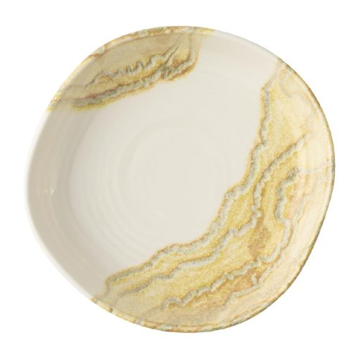 Churchill Tide Gold Organic Walled Bowls 200mm 6 Pack (JA055)