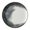 Churchill Homespun Accents Black Evolve Coupe Plates 260mm 12 Pack (JA057)