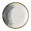 Churchill Homespun Accents Black Evolve Coupe Plates 165mm 12 Pack (JA059)