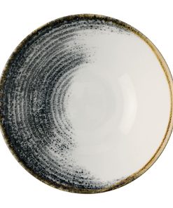 Churchill Homespun Accents Black Evolve Deep Bowls 190mm 6 Pack (JA061)