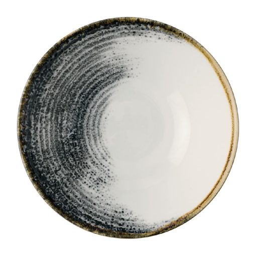Churchill Homespun Accents Black Evolve Deep Bowls 190mm 6 Pack (JA061)