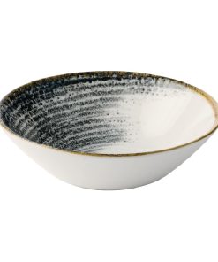 Churchill Homespun Accents Black Evolve Deep Bowls 190mm 6 Pack (JA061)
