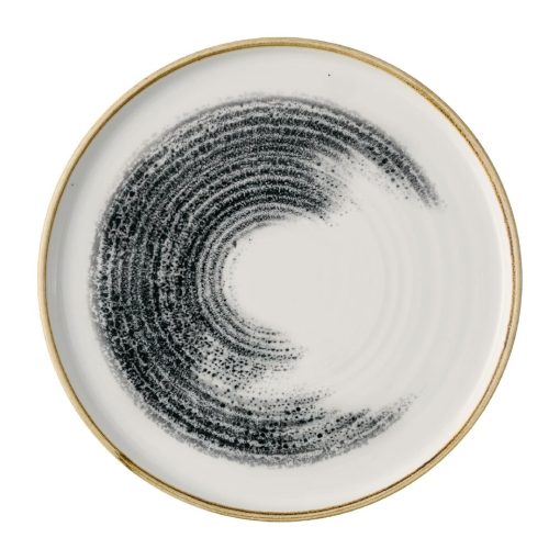 Churchill Homespun Accents Black Walled Plates 260mm 6 Pack (JA062)