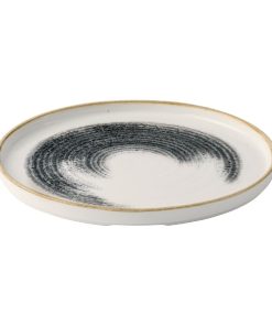 Churchill Homespun Accents Black Walled Plates 260mm 6 Pack (JA062)