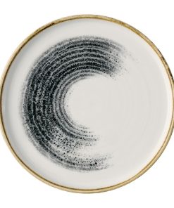 Churchill Homespun Accents Black Walled Plates 217mm 6 Pack (JA063)