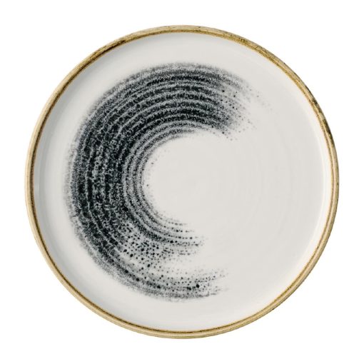 Churchill Homespun Accents Black Walled Plates 217mm 6 Pack (JA063)