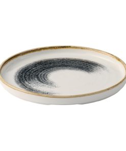 Churchill Homespun Accents Black Walled Plates 217mm 6 Pack (JA063)