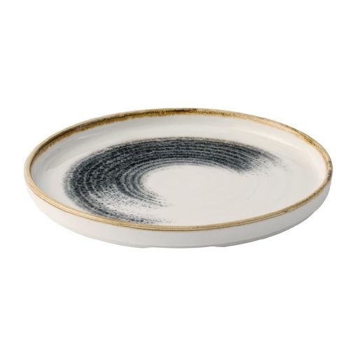 Churchill Homespun Accents Black Walled Plates 217mm 6 Pack (JA063)