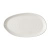 Churchill Envisage Natural White Organic Oblong Plates 260x150mm 6 Pack (JA071)