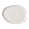 Churchill Envisage Natural White Organic Oblong Plates 260x200mm 6 Pack (JA072)
