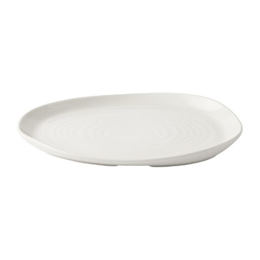 Churchill Envisage Natural White Organic Oblong Plates 260x200mm 6 Pack (JA072)