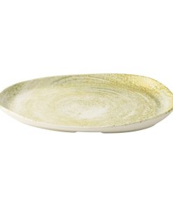 Churchill Envisage Erosion Sand Natural Oblong Plates 260x200mm 6 Pack (JA075)