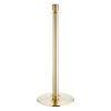 Bolero Flat Base Barrier Banner Posts Brushed Brass 2 Pack (JA343)