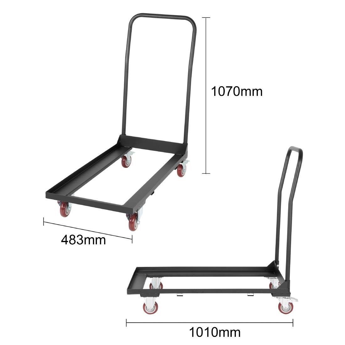 Bolero Folding Chair Trolley (JA345)