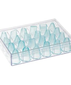 Vogue Polycarbonate Cake Decorating Tips Pack 24 (JA521)