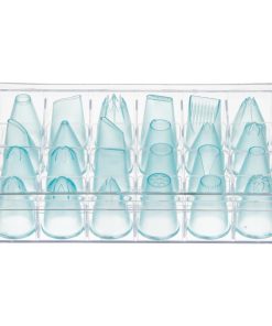 Vogue Polycarbonate Cake Decorating Tips Pack 24 (JA521)