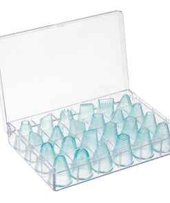 Vogue Polycarbonate Cake Decorating Tips Pack 24 (JA521)