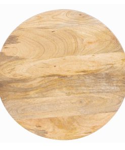 Olympia Mango Wood Round Deep Sided Tray 400mm (JA886)